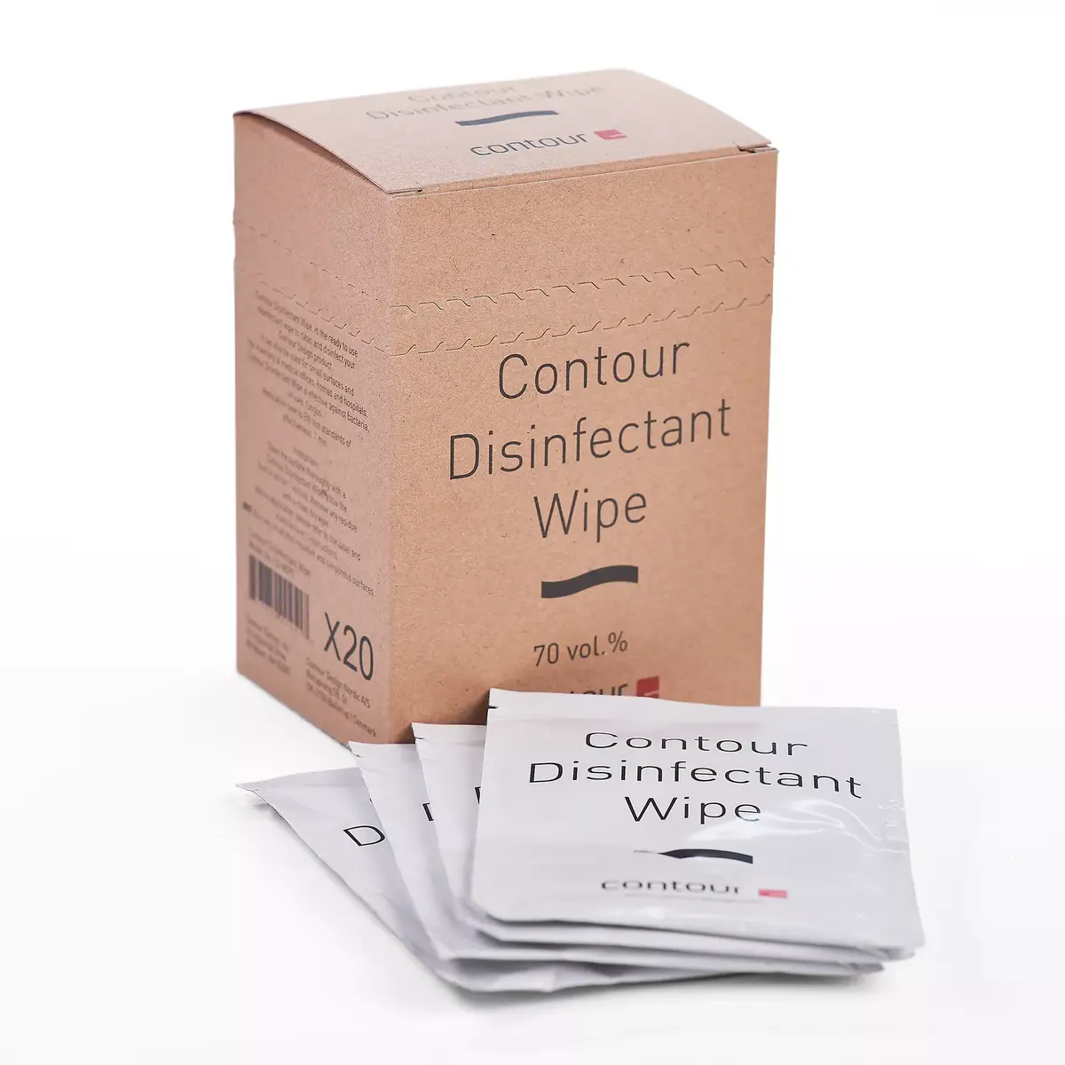 Дезинфицирующие салфетки Contour Design Contour Disinfectant Wipe Photo 2