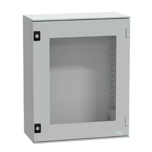 Schneider Electric Thalassa NSYPLM54TG Polyester Wall-Mounted Enclosure with Transparent Door