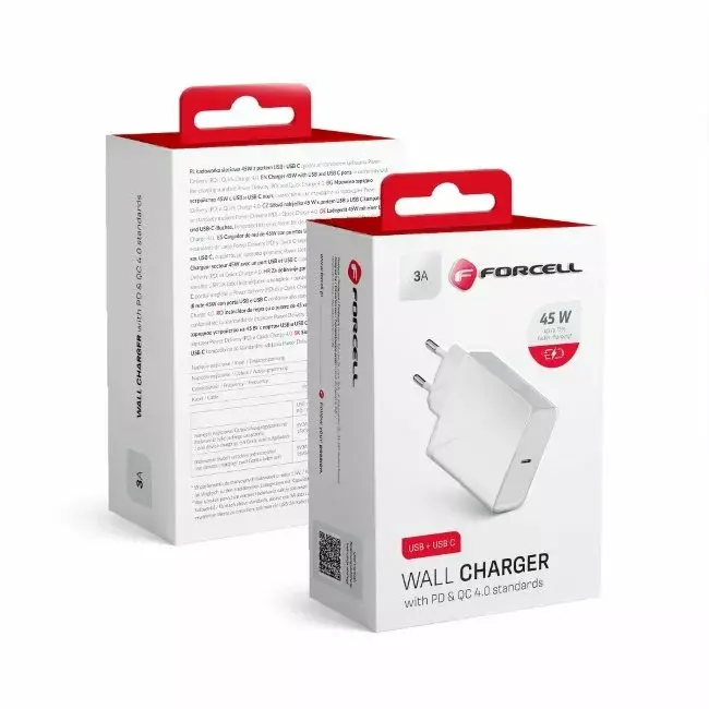 FORCELL 45W 3A USB‑C Wall Charger Quick Charge 4.0 Photo 6