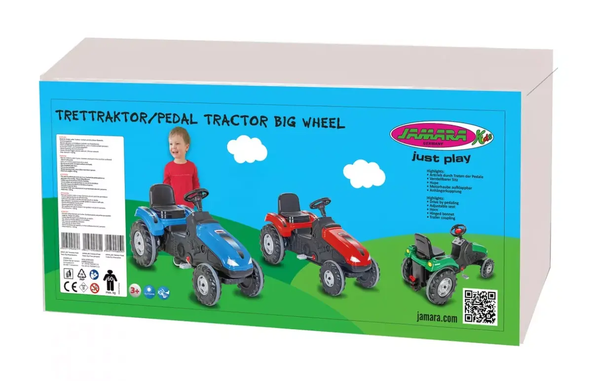 Педальный трактор Jamara Big Wheel Photo 3