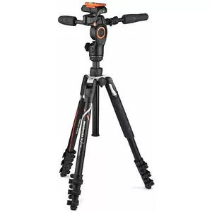 Stiprinājums (tripods) Manfrotto Befree 3-Way Live Advanced priekš Sony Alpha MKBFRLA-3W — kompakts ceļojumu statīvs ar 3‑veidu galviņu