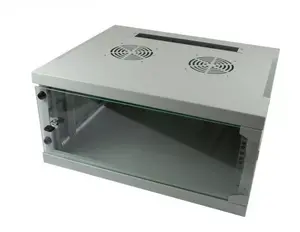 Rack cabinet ALLNET ALL-SMQ5409GRAU 9U freestanding rack, 50 kg capacity, key lock, grey