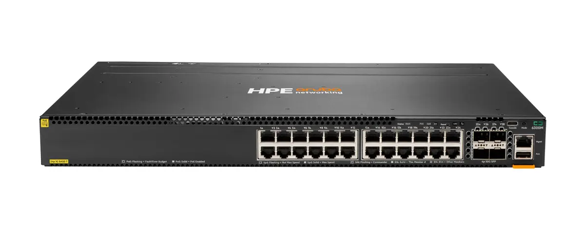 HP Enterprise Aruba Networking CX 6300M