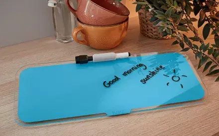 Rakstāmgalda paliktnis LEITZ 52690061 Glass Blue Photo 3