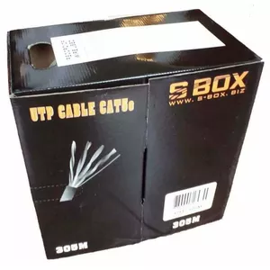 Network Cable SBOX UTP-305 CAT5E RJ45 305M Blue