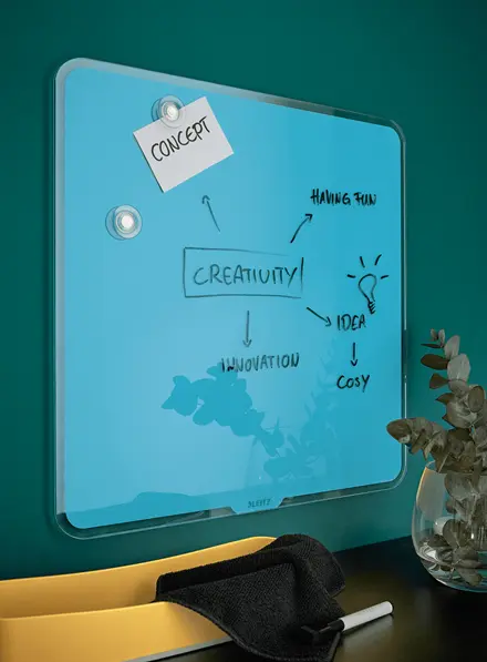 Leitz Cosy Magnetic Glass Whiteboard Photo 2