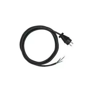 Power Cable hugo brennenstuhl H05RR-F 3G1.5 3 m — flexible rubber-sheathed mains lead, black