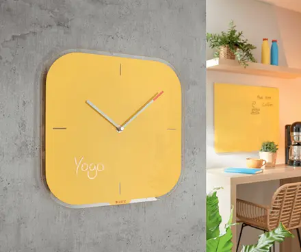 Leitz Cosy Silent Glass Wall Clock Photo 2