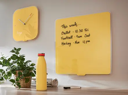 Leitz Cosy Silent Glass Wall Clock Photo 4