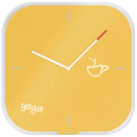 Leitz Cosy Silent Glass Wall Clock Photo 6
