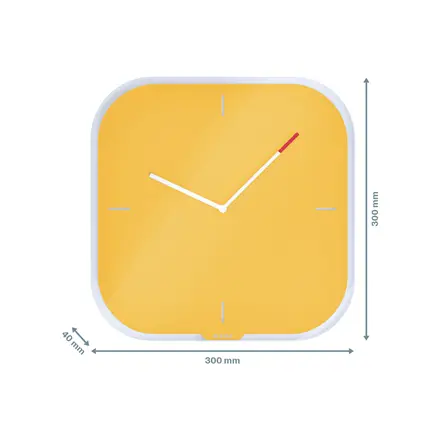 Leitz Cosy Silent Glass Wall Clock Photo 7