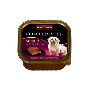 Mitrā suņu barība animonda Vom Feinsten Senior — liellopa, jēra, cūkgaļas, putnu, 150 g