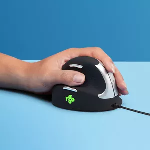 R-Go Tools RGOBRHESML pele Kreisā roka USB Type-A 3500 DPI