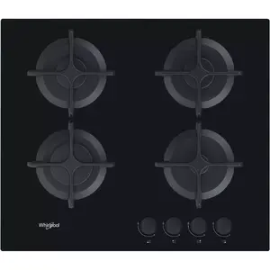 Whirlpool AKT 616/NB Iebūvējamā gāzes plīts virsma 60 cm 4 zonas ar rotācijas vadību