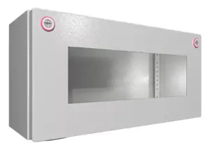 Elektriskā kārba Rittal 1610.000 — polikarbonāta vāks, tērauda pamatne, IP65, 400×155×200 mm