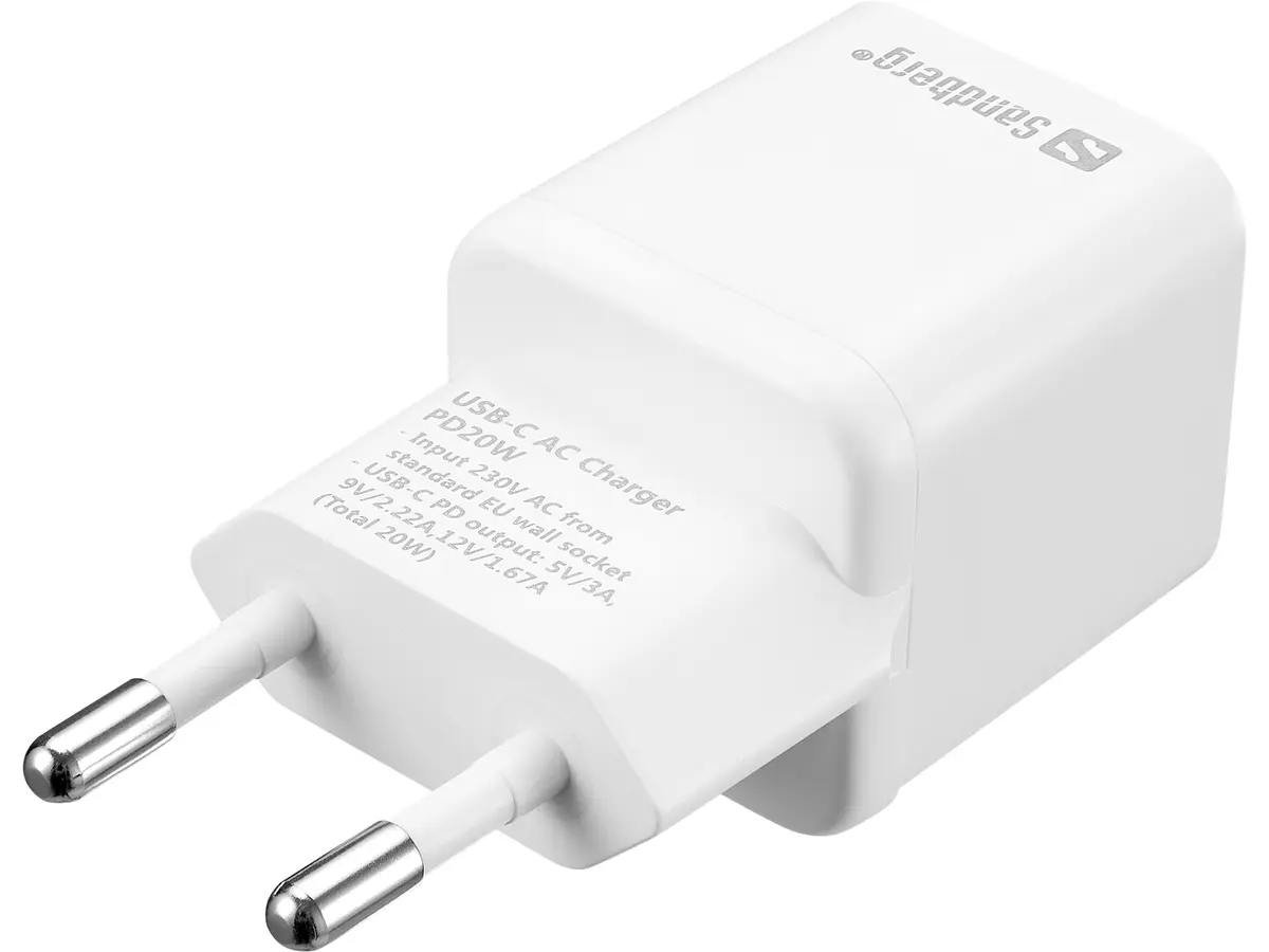 Sandberg USB-C AC Charger PD20W Photo 2
