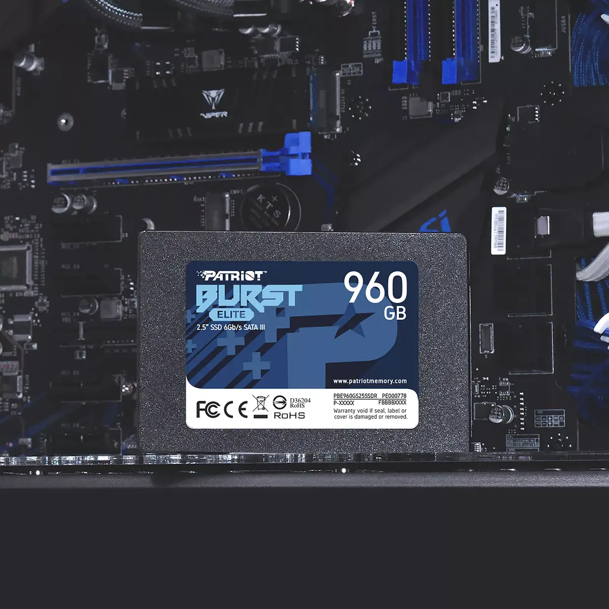 SSD диск Patriot Memory 960 ГБ PBE960GS25SSDR Photo 4
