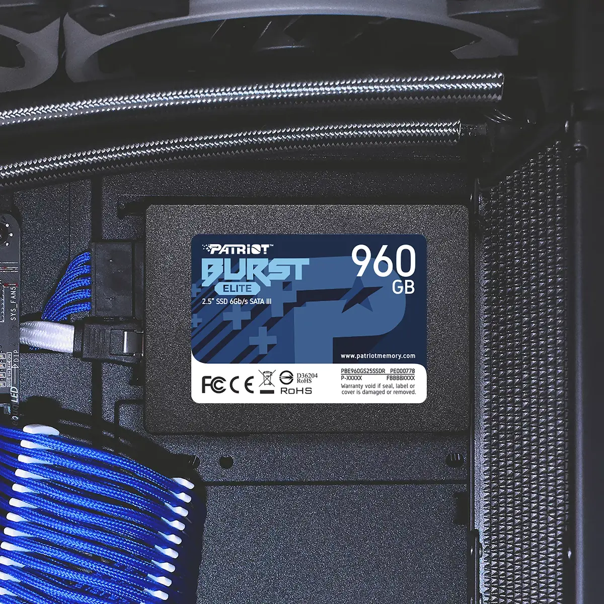SSD диск Patriot Memory 960 ГБ PBE960GS25SSDR Photo 5
