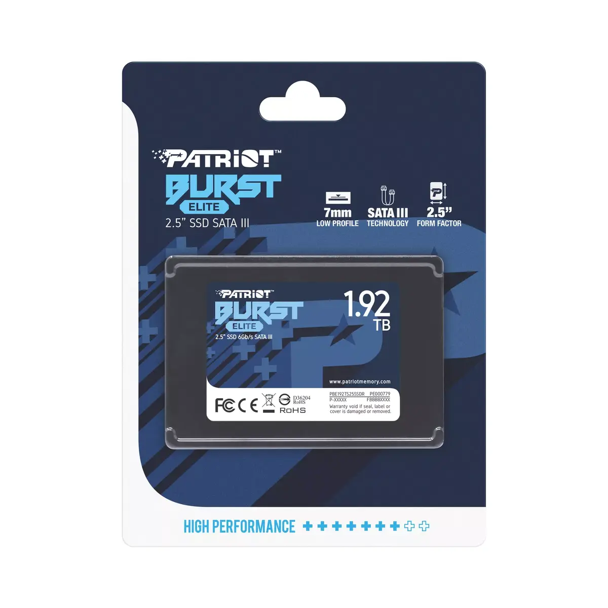 SSD diskdziņš Patriot 1.92TB PBE192TS25SSDR Photo 6