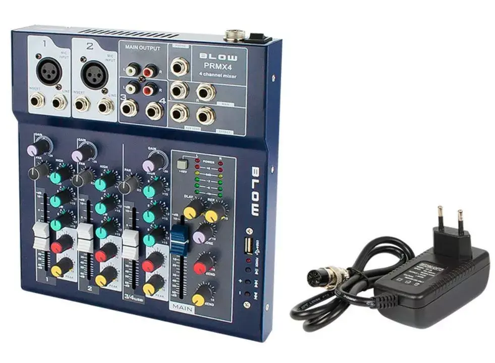 Analog Mixer BLOW Mikser analogowy 4-channel Photo 4
