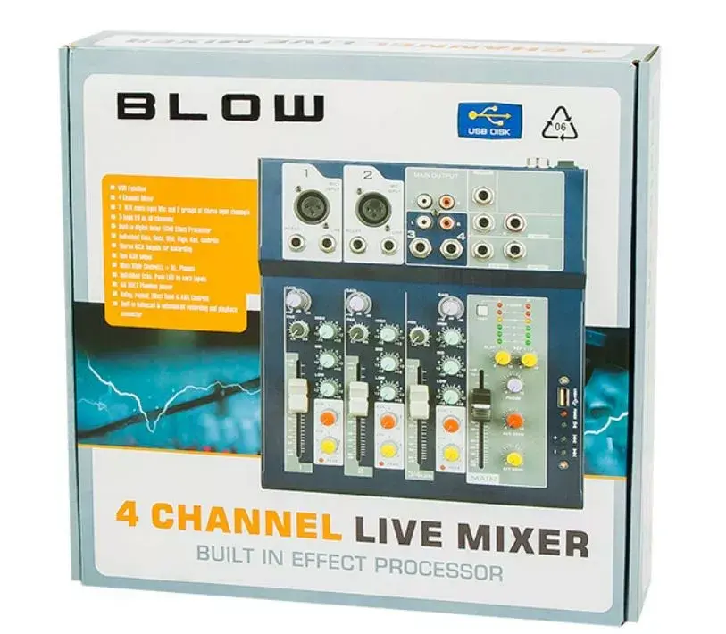 Analog Mixer BLOW Mikser analogowy 4-channel Photo 5