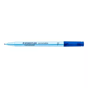 Staedtler Lumocolor Correctable Marker Pen - Fine - Blue