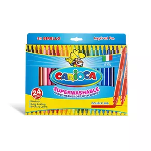 Flomālais marķieris Carioca Birello Fine/Medium Multicolour 24 gab.