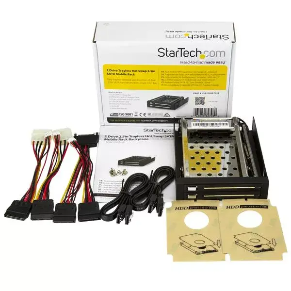 StarTech 2-Drive 2.5in Trayless Hot-Swap Backplane HSB220SAT25B Photo 7