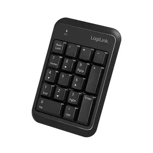 LogiLink ID0201 ciparu klaviatūra Portatīvais dators Bluetooth sistēma Melns