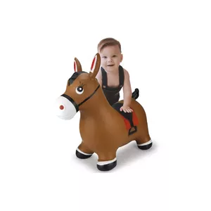 Надувные игрушки Животные Jamara Скакалка Лошадь Коричневая с насосом