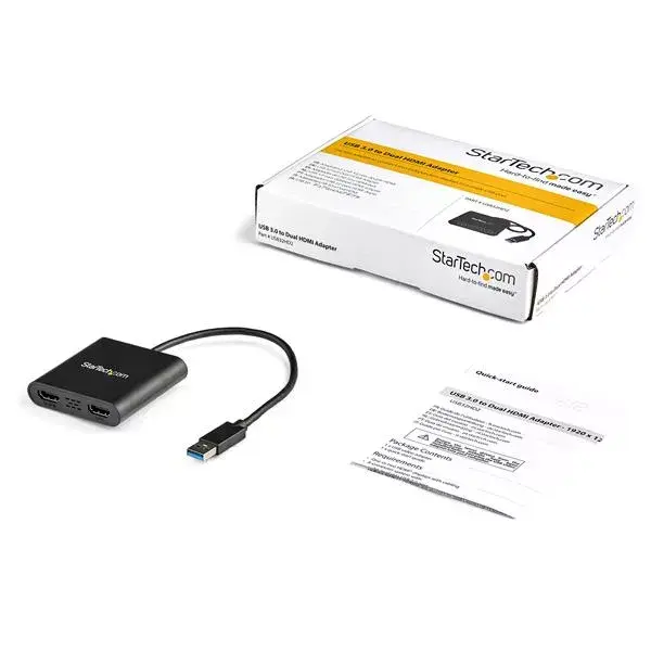 StarTech USB 3.0 to Dual HDMI Adapter USB32HD2 Photo 5