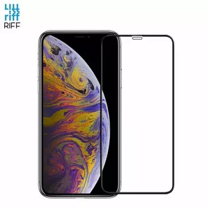 Tempered Glass Screen Protector Riff RF-TEM-5D-IPX/11P-BK for iPhone X / XS / 11 Pro 0.3mm Black Frame