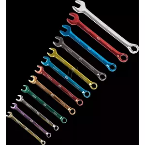 Ring Spanner Set c.k tools T436M12ST — 12-piece sizes 6–19 mm