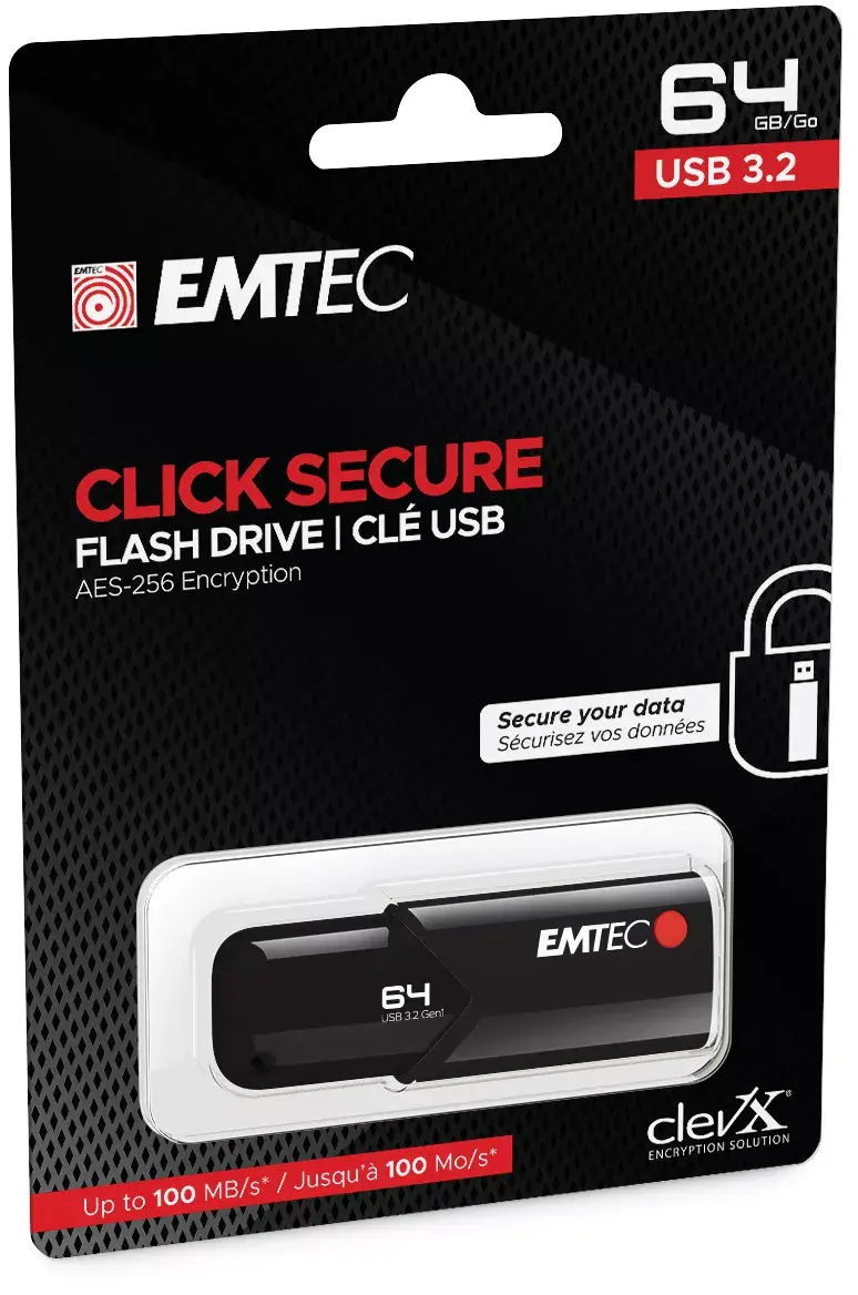 USB flash drive Emtec B120 Click Secure Photo 2