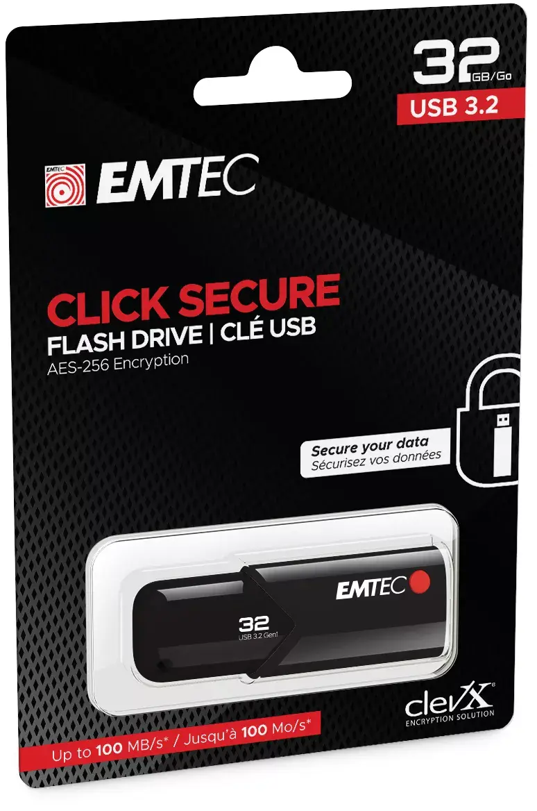 EMTEC B120 Click Secure 32 ГБ флеш-накопитель Photo 2