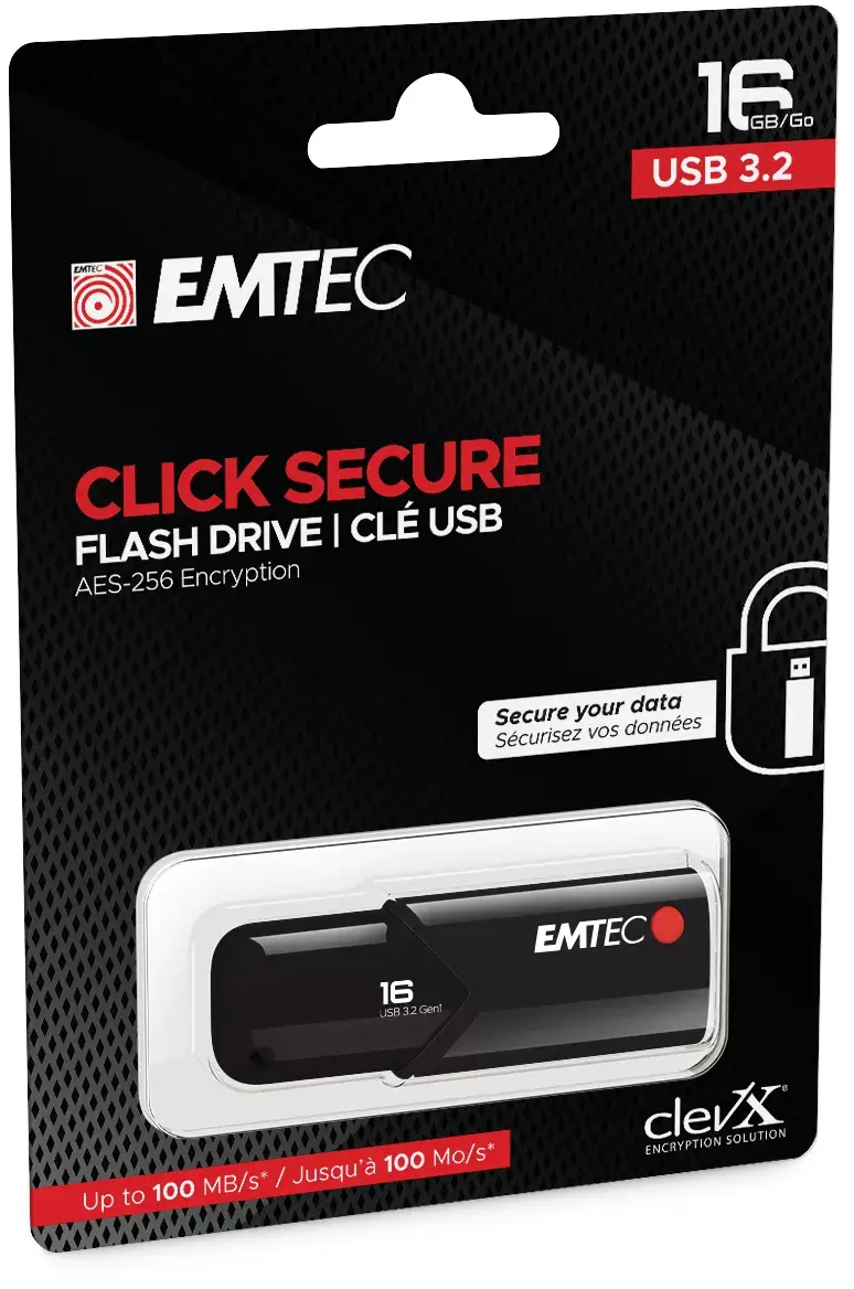 USB флеш-память Emtec B120 Click Secure Photo 2