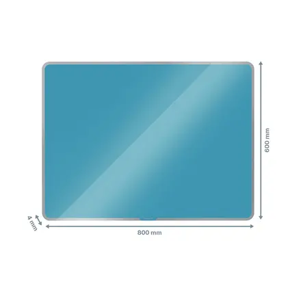 Leitz Cosy Magnetic Glass Whiteboard 800x600mm Photo 7