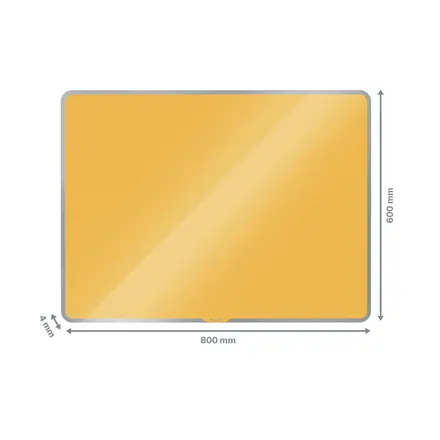 Leitz Cosy Magnetic Glass Whiteboard 800x600mm Photo 7
