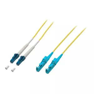 Волоконный кабель EFB Elektronik O0364.1 — OS2, 1 м, E-2000 (LSH) на LC, 9 µм, полнодуплексный, жёлтый