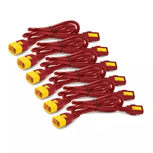 APC AP8702S-WWX340 кабель питания Красный 0,61 m Разъем C13 Разъем C14