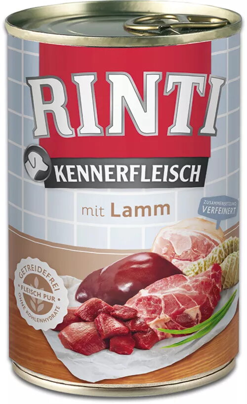 Konservēta barība suņiem RINTI Kennerfleisch Lamb