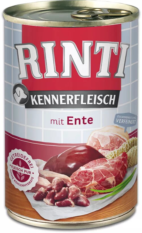 Mitrs suņu barības RINTI Kennerfleisch Duck