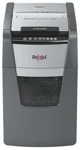 Rexel Optimum AutoFeed+ 150X Automatic Cross Cut Paper Shredder P4 with 4 x 28 mm Shredding Size, 22 cm Working Width and 300 W Power