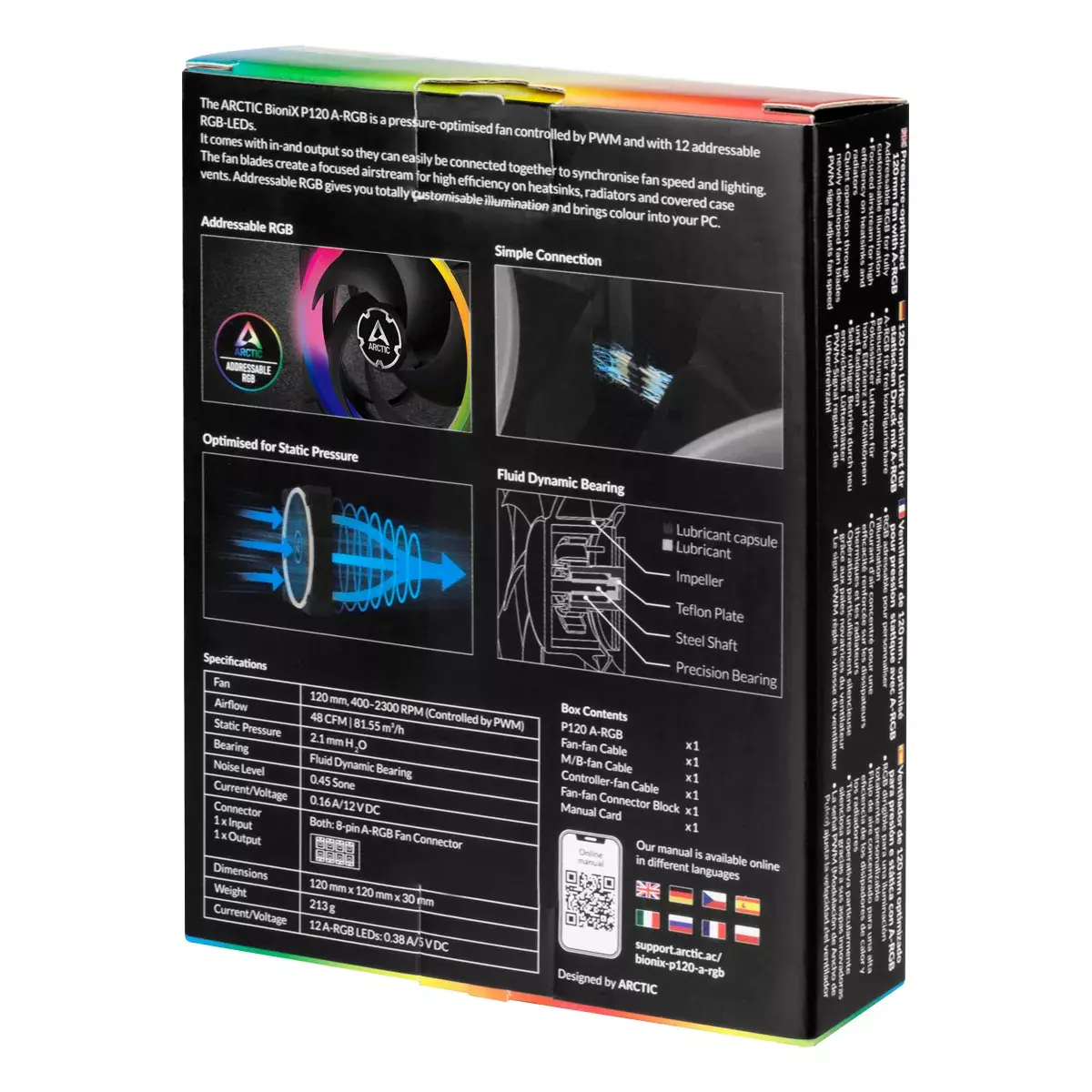 Вентилятор ARCTIC BioniX P120 A-RGB Photo 9