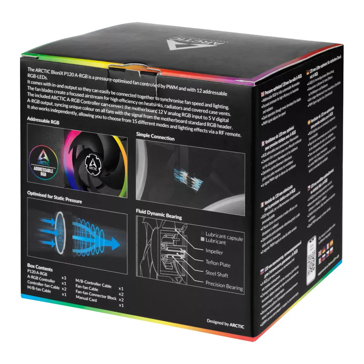 Arctic BioniX P120 A-RGB 120 mm fan Photo 9