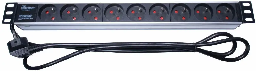 PREMIUMCORD PDU-F10G09 19" PDU, 9×230V Photo 1