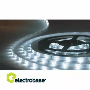 LED strip STRIP-IP65-5CW 5W/m 6000K 10m – water-resistant linear LED lighting