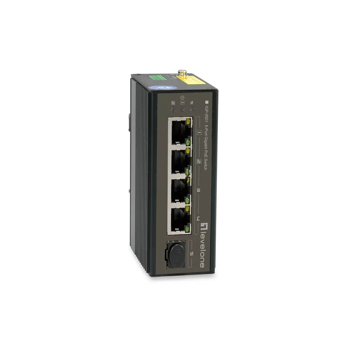 5-Port Gigabit Industrial Switch LevelOne IGP-0501 Photo 2