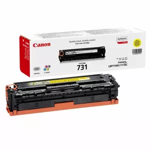Тонер CANON CRG-731Y Картридж 1500 страниц Желтый