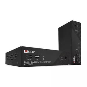 Удлинитель Lindy 100m Cat.6 Dual Head HDMI USB RS-232